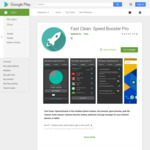 (Android) Fast Clean: Speed Booster Pro FREE (Was $4.19) @ Google Play