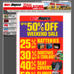 Repco Up to 50% off Weekend Sale - Sat 14 to Sun 15 April