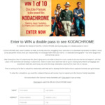 Win 1 of 10 DPs to Kodachrome Worth $40 from Seven Network