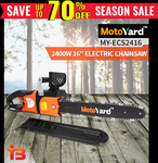 Motoyard 16" 2400W Electric Chainsaw $89 Delivered to Metro Areas @ Bargains Online
