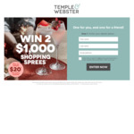 Win Two $1,000 Shopping Sprees from Temple & Webster