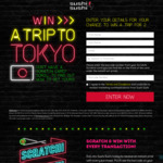 Win a Share of 3,000,000 Sushi/Green Tea Prizes +/- a Trip to Tokyo for 2 Worth $4,500 from Sushi Sushi [With Min $1 Purchase]