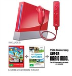 Nintendo Wii Limited Edition Red Wii Console & New Super Mario Bros. Bundle for $159 at Target