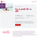 Get 100,000 or 200,000 Velocity Points With an Eligible Home Loan @ Virgin Money (eg. ~2.99% Own. Occ. Loan Fixed 3 years)