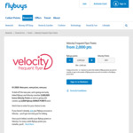 Transfer Your flybuys Points to Velocity and Receive 20% Bonus Velocity Points