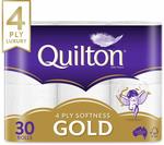 Quilton 4 Ply Toilet Tissue, 30 Rolls, $12.50 + Delivery ($0 with Prime/ $39 Spend) @ Amazon AU