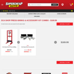 6000kg Shop Press and Accessory Pack $169.99 Combo Deal @ Supercheap Auto Nationwide
