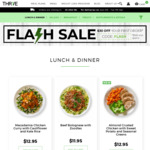 [QLD, NSW, ACT, VIC] 10 Meals for $80 + Free Delivery @ Thrive Meals