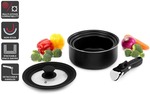 Ovela Moderno 5 Piece Stackable Non-Stick Cookware Set $25.99 + Delivery ($0 with First) @ Kogan