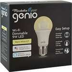 50% off Mirabella Genio Smart Wi-Fi Bulbs - White $10, Colour $15 @ Woolworths