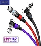 Magnetic Fast Charging & Data Cable, with Pins for iPhone, Type C and Micro USB- $16.99 (Was $25.99) + $2 Shipping @ Genxt Tech