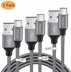 WIKIPro USB A 2.0 to USB-C Charger Cord 3 Pack (1/3.3/6.6ft) $10.98 + Post ($0 with Prime/ $39 Spend) @ WIKIPro via Amazon AU