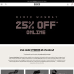 25% of Sitewide and Free Shipping over $75 @ Bloch