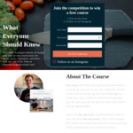 Win 1 of 5 Pro Chef Online Cooking Course from Jaime Imbusch