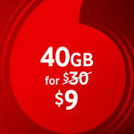 $30 Vodafone Prepaid Starter Pack for $9 with $8 Cashback @ ShopBack