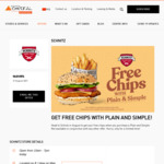 [VIC] Free Chips with the Purchase of Plain & Simple Burger @ Schnitz Melbourne Central