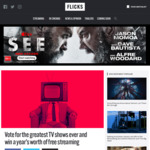 Win a Year's Worth of Free Streaming and Uber Eats Vouchers Worth $2500 from Flicks