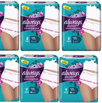 Always Discreet Women’s Incontinence Underwear: Four Packs $24 or Eight Packs $44 + Delivery @ Groupon
