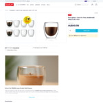 Pavina Double Wall Glasses Set of 6 (+ 2 Bonus Glasses) $49.95 (50% off) + $13 Delivery ($0 with $60 Spend) @ Bodum