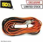 Detroit 25m 10A Extension Lead $10.95 + Delivery ($0 C&C/ $99 Order) @ Total Tools