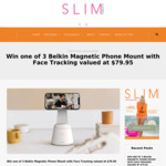 Win One of 3 Belkin Magnetic Phone Mount with Face Tracking Valued at $79.95 from Slim Magazine