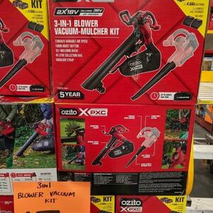 Ozito PXC 3 IN 1 Blower Vacuum Mulcher Kit 179 Bunnings OzBargain