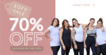 70% off Pre/Postpartum Active Wear + $10 Delivery ($0 with $100 Order) @ Lenny Rose Active
