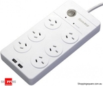 Huntkey 6 Outlet Surge Protector Power Board with Dual USB $18.98, 8 Outlet with 4 USB $29.95 + Delivery @ Shopping Square