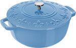 Staub French Oven Fleur Des Rois Ice Blue 24cm $249.99 Delivered @ Costco (Membership Required)