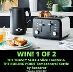 Win 1 of 2 Baccarat Kettle & Toaster Prize Packs worth $319.98 from Robins Kitchen