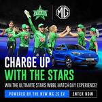 Win a Stars WBBL Match Day Experience Worth $520 from MG Motor