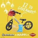 Win 1 of 12 Mitey Prize Packs Worth $303.95 Each from Happi Health Australia, Vegemite and Strider Bikes Australia