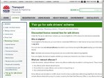'Fair Go for Safe Drivers' Scheme - 50% off (NSW)