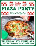 [NSW, VIC] Free Pizza Thursday 9/2 at Dimitri's, Pizza Oltra, Pizza Madre, Leonardos & The Grifter Brewery