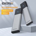 iDsonix M.2 NVMe/SATA USB-C 10Gbps SSD Enclosure US$9.47 (~A$14.04), NVMe US$8.54 (~A$12.66) Shipped @ iDsonix AliExpress