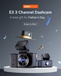 Win a Vantrue E3 3 Channel Dashcam from Vantrue