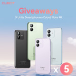 Win 1 of 5 CUBOT NOTE 40  from CUBOT
