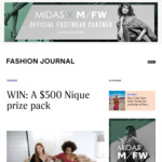 Win a $500 Nique Prize Pack from Fashion Journal