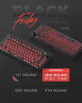 Win 1 of 3 IQUNIX ZX75 Dark Side RS Wireless Mechanical Keyboards from IQUNIX