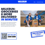 [WA] $15 off Minimum $40 First-Time Order & Free Delivery on the First 3 Orders @ Milkrun (Perth)
