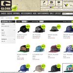 Globe Caps/Hats All $10 with Free Shipping
