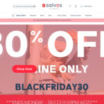30% off Online Only + Delivery @ Salvos Store