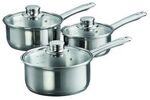 Baccarat Gourmet Stainless Steel Saucepan Set of 3 $109.99 ($87.99 with Code) Delivered @ Baccarat