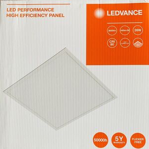 Box of 5pcs LEDVANCE 26W LED Performance Efficiancy Panel Light 600x600mm 4000K 3600lu $99 Delivered @ Coffeeelisa eBay
