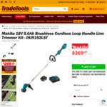 Makita 18V 5.0Ah Brushless Line Trimmer Kit $269 (RRP $369) In-Store Only @ TradeTools