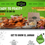 2 Free Rice Puddings with Family Meal Online Order + Delivery ($0 C&C) @ El Jannah