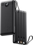 VRURC 20000mAh Power Bank with Built in Cables 22.5W PD $24.99 + Delivery ($0 with Prime/ $59 Spend) @ VRURC-AU Amazon AU