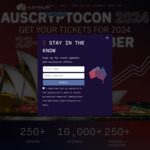 Two-Day Passes from $71.10 (10% off, Was $79) to Australian Crypto Convention, 23-24 November, Sydney