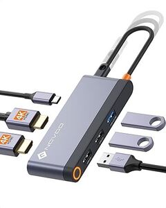 NOVOO 6-in-1 USB-C to Dual HDMI Adapter $34.49 + Delivery ($0 with Prime/ $59 Spend) @ Mbest-AU via Amazon AU