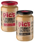 1/2 Price Pic's Really Good Peanut Butter Varieties 380g $3.75 (Was $7.50) @ Coles